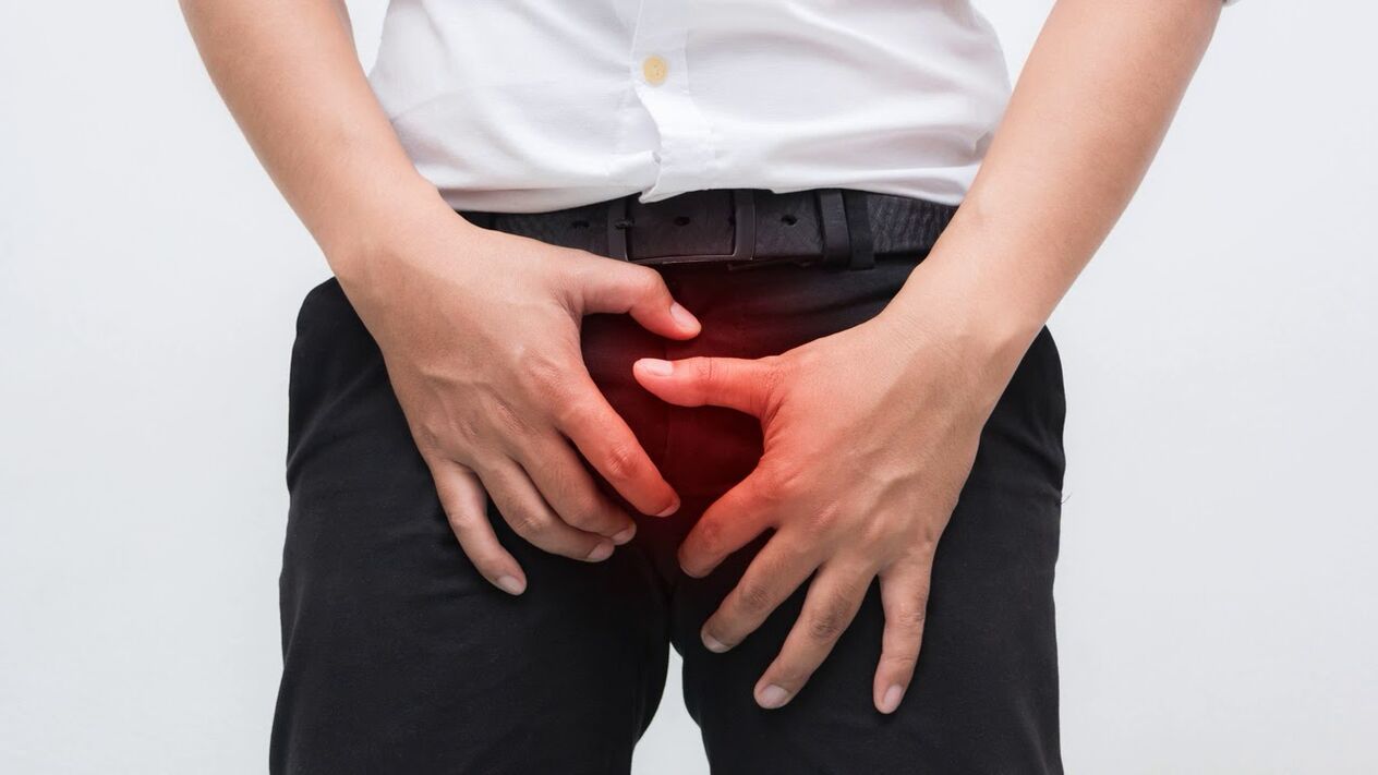bolesť slabín s prostatitídou