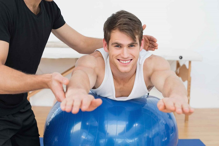 cvičenia na fitball pre prostatitídu