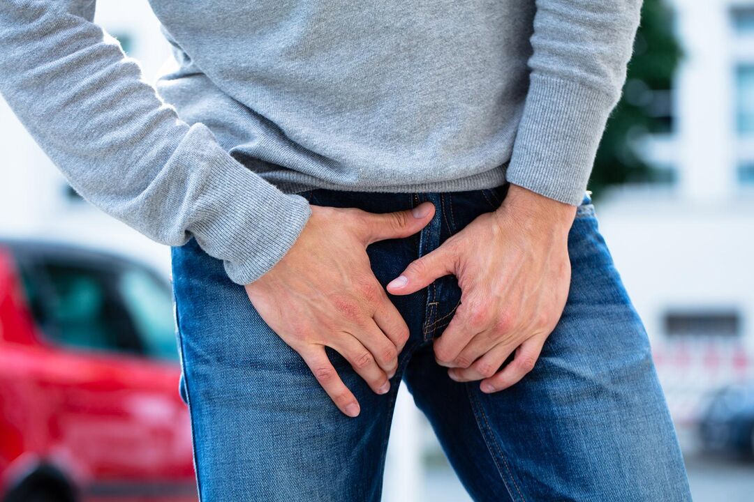 bolesť v slabinách u muža s kalkulóznou prostatitídou